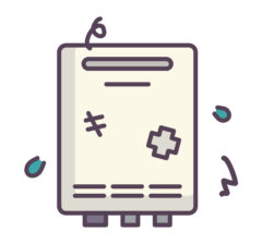 故障ボイラーイラスト