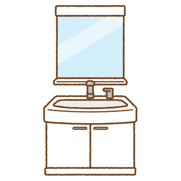 浦添市 洗面器割れたの画像